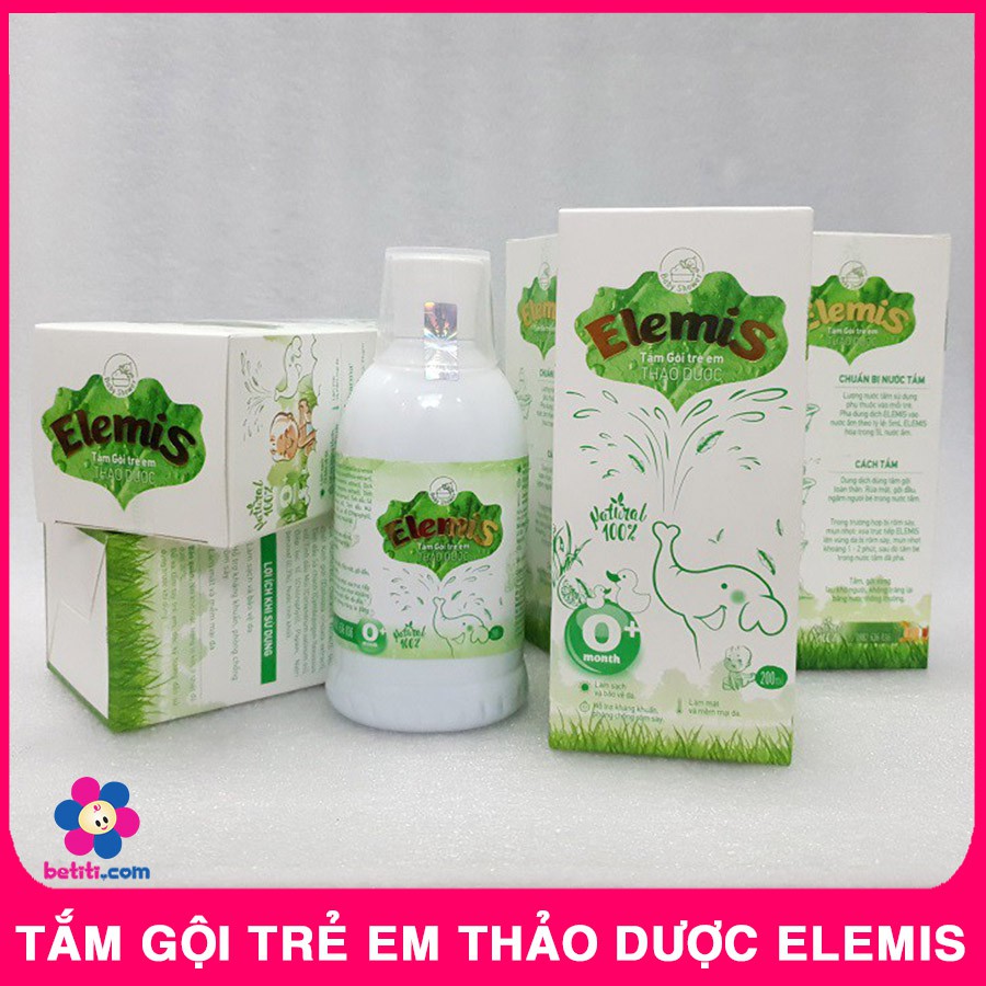 Sữa Tắm Gội Thảo Dược Cho Trẻ Sơ Sinh Và Trẻ Nhỏ Elemis 200ml - 8936058820418