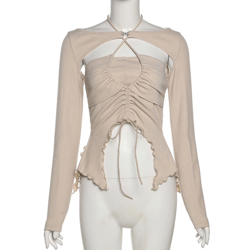 Áo DUNEA 3.3 tay dài thiết kế quyến rũ thời trang cho nữ