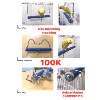 Xích đu kèm cầu mài móng 100k