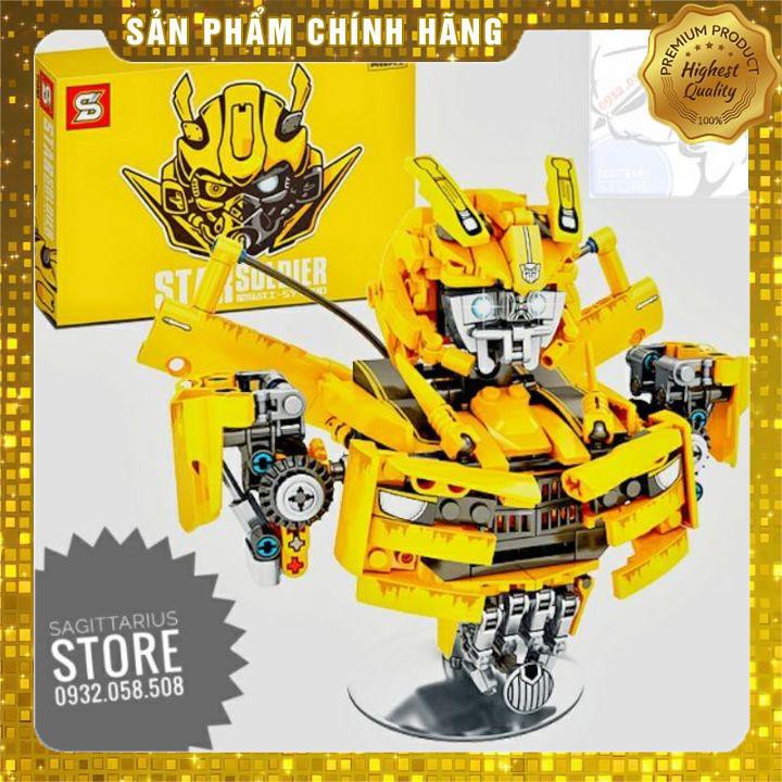Lego SY-7500 lắp ráp Robot Bumble Bee Transformer