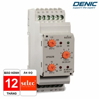 Relay bảo vệ điện áp Selec VPRA2M