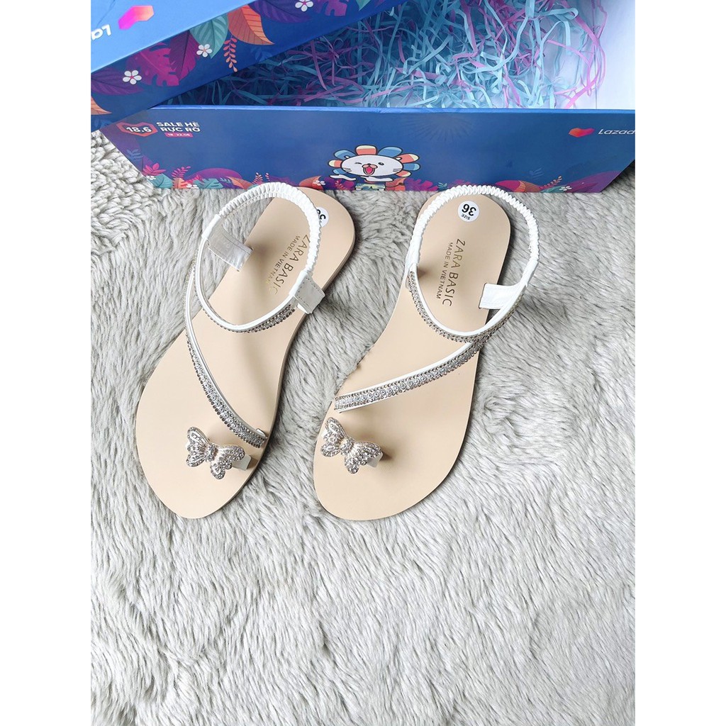 Sandal nữ, dép quai ngang nữ đi học, đi chơi thời trang , đế chống trơn truợt