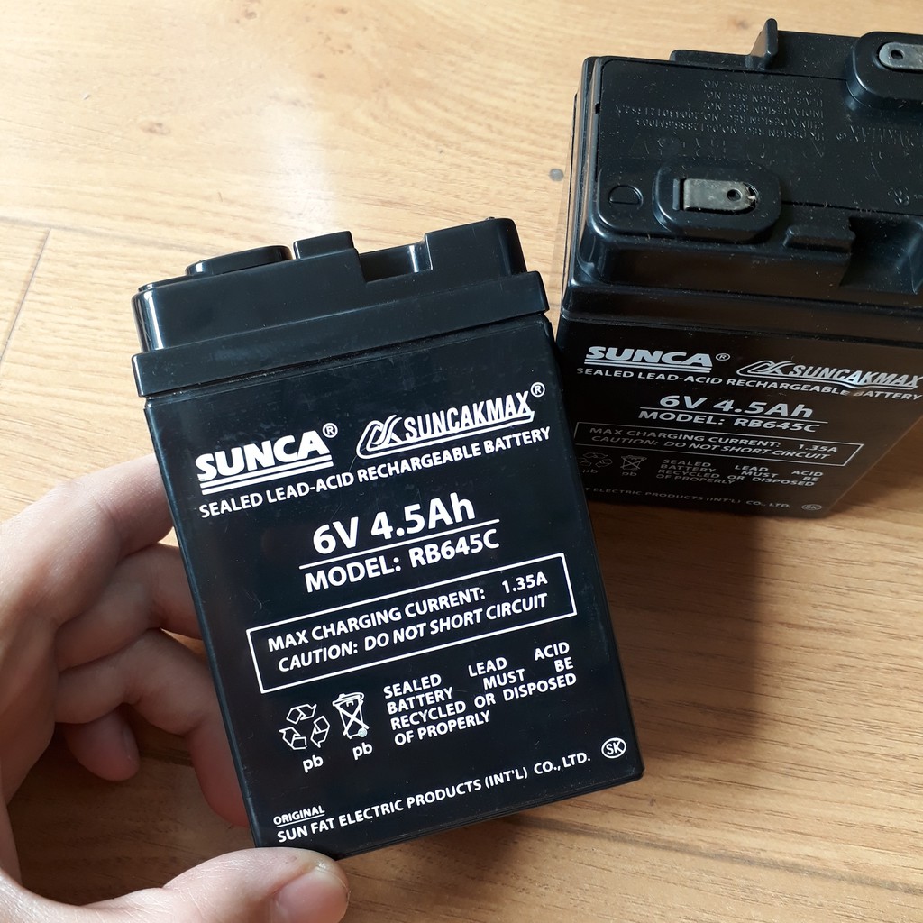 [Thanh lý] Quạt tích điện đa năng SUNCA (SF-292A) loại 2 ắc-quy (đã hết điện) quạt vẫn sử dụng bình thường khi cấp nguồn