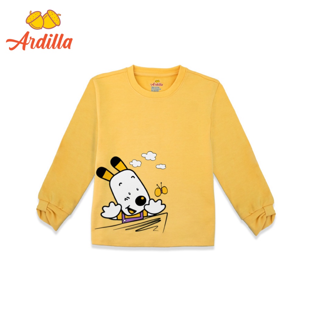 Áo T.Shirt dài tay ARDILLA in Hitdog ngộ nghĩnh dành cho bé gái KA8202-TSD