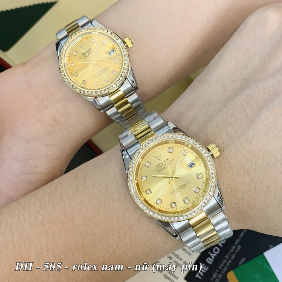 Đồng hồ nam nữ RL, đồng hồ cặp đôi máy pin dây kim loại cao cấp - Shop115 | BigBuy360 - bigbuy360.vn