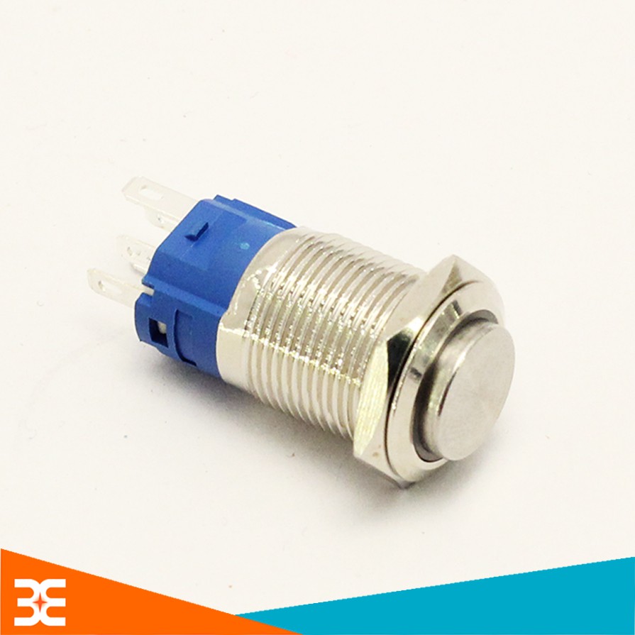 Nút Nhấn Đề Sắt Chống Nước 12VDC-12mm Nhấn Nhả