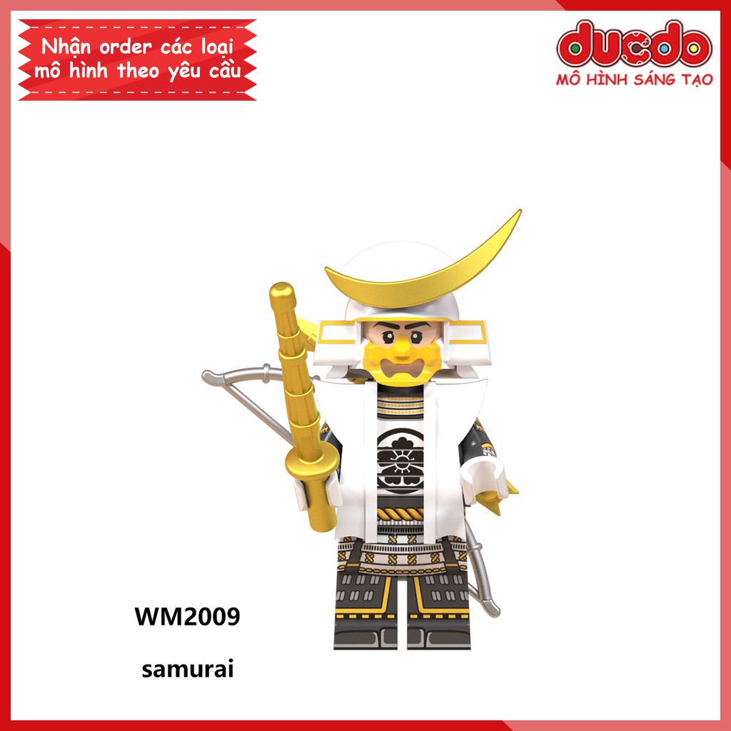 Minifigures các nhân vật Samurai tuyệt đẹp - Đồ chơi Lắp ghép Xếp hình Mini Mô hình WM WM6096