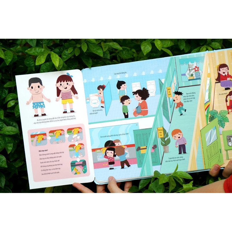 SÁCH - Bách khoa kỹ năng sống đa tương tác - Những hoạt động ở trường mẫu giáo giúp con vui vẻ đến lớp