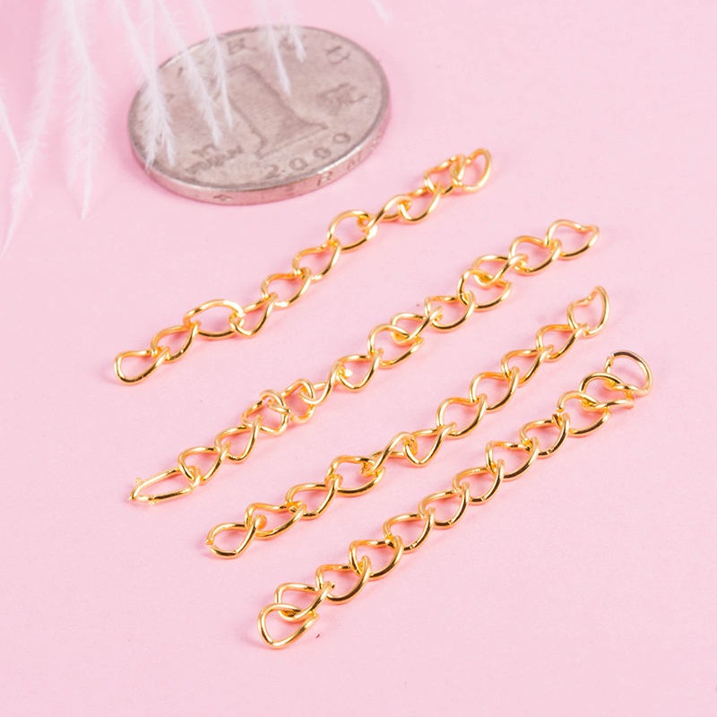 Set 50 chuỗi mở rộng bằng kim loại dùng làm trang sức DIY