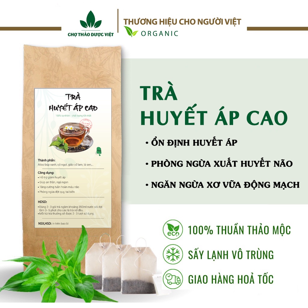 Trà ổn định huyết áp  - Chợ Thảo Dược Việt