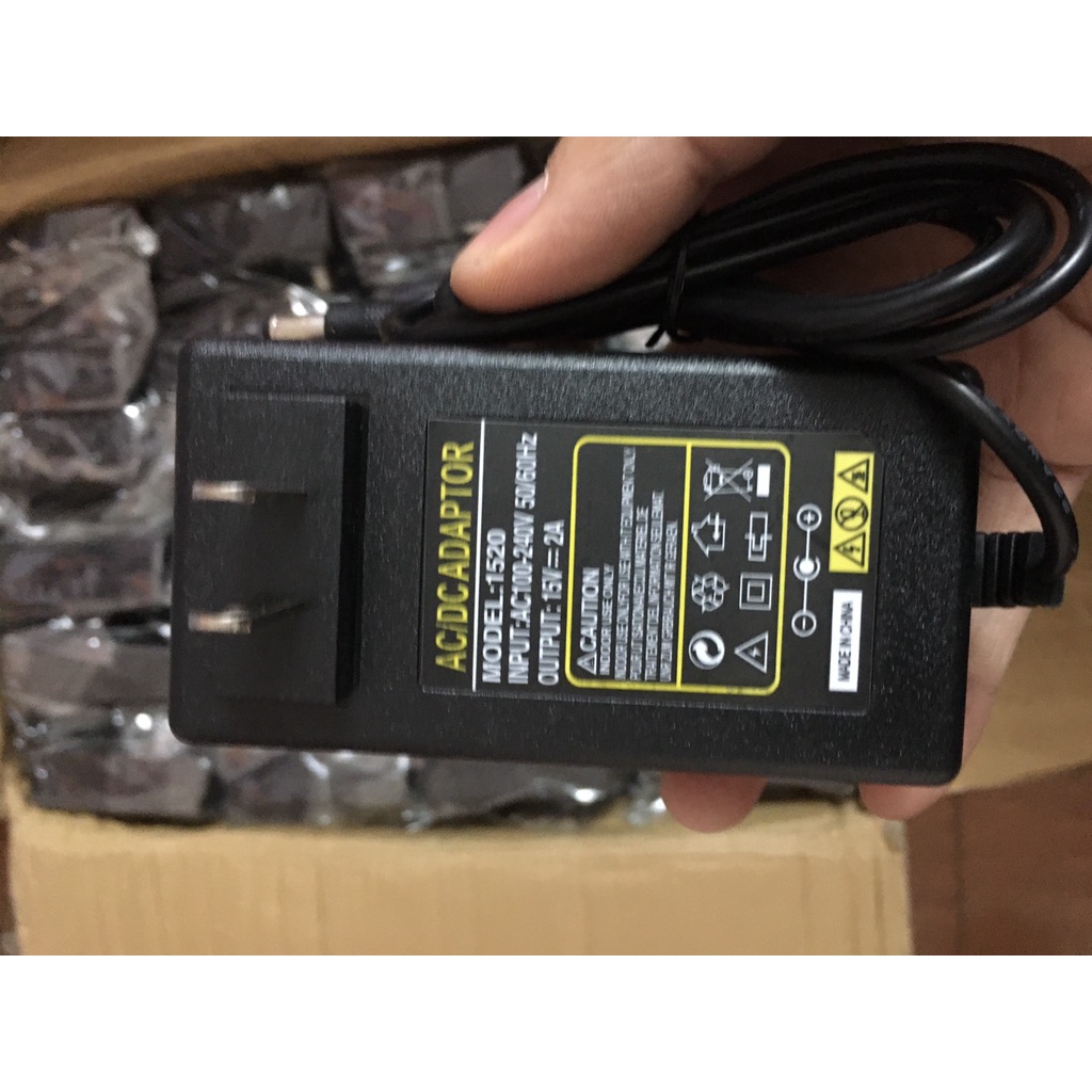 Nguồn sạc loa kéo 15v 2a - 15v 3a và sạc 15v 6a chân cắm to 5.5x2.5mm