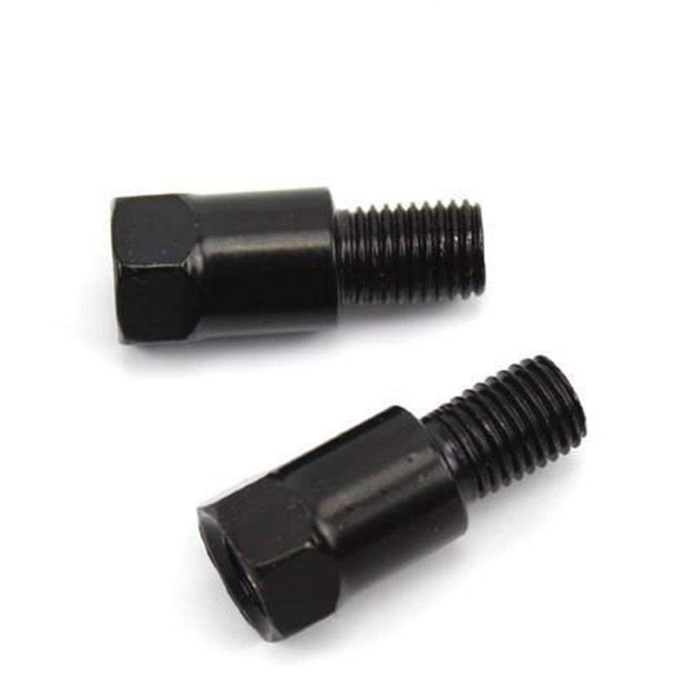 Ốc Vít Gắn Gương Chiếu Hậu Xe Máy Bằng Thép Kim Loại Đen 10mm