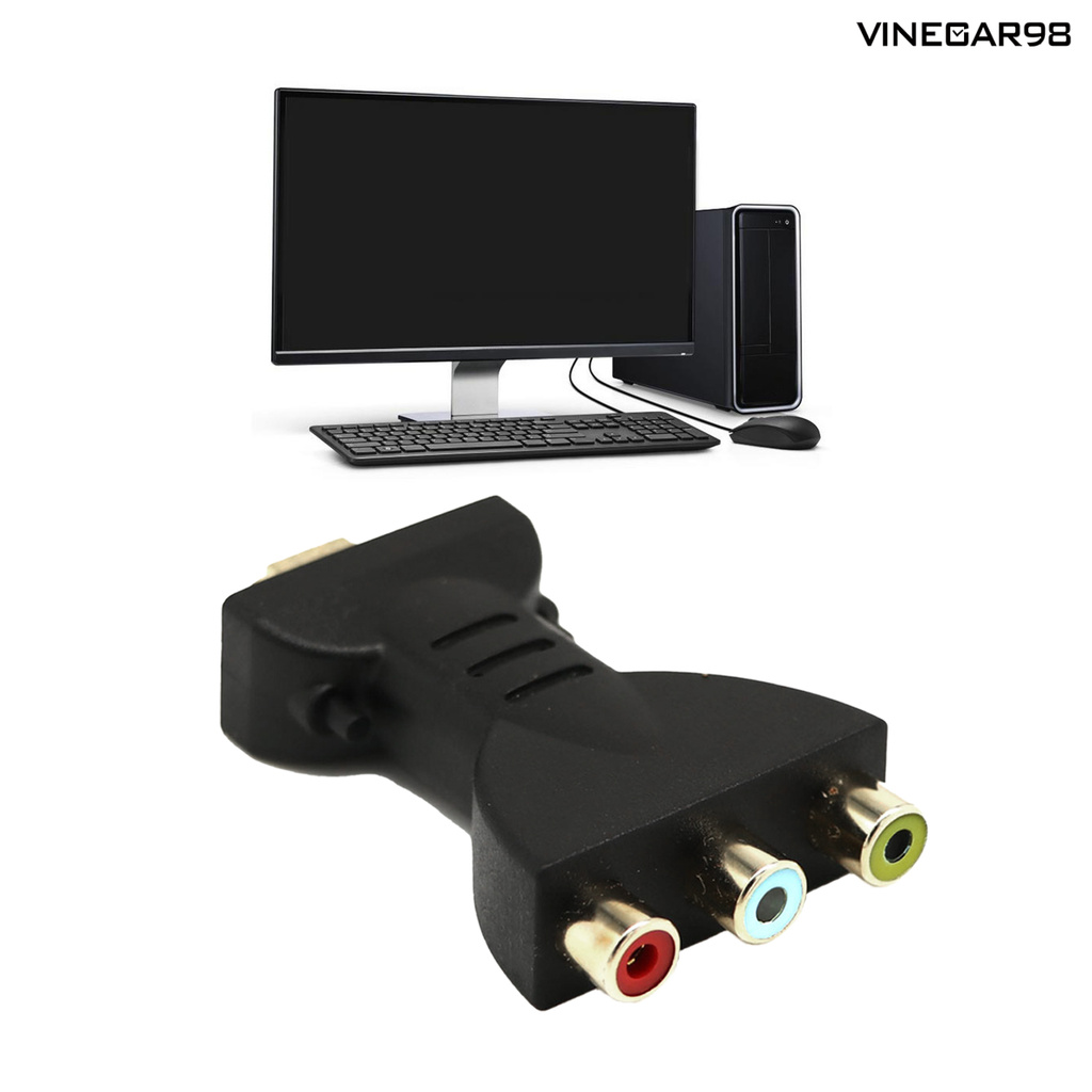 Bộ Chuyển Đổi Hdmi-Compatible Sang 3 Rca Av Cho Pc