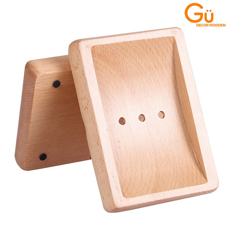 Khay Đựng Xà Bông,Xà Phòng Chất Liệu Gỗ Cao Cấp An Toàn Cho Mọi Nhà - GU DECOR WOODEN