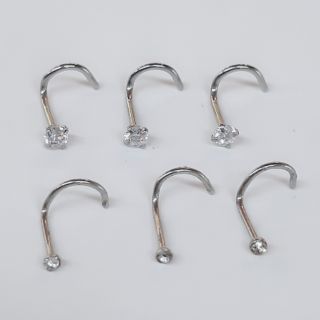 KHUYÊN MŨI L CONG ĐÍNH ĐÁ/ KHUYÊN THÉP Y TẾ