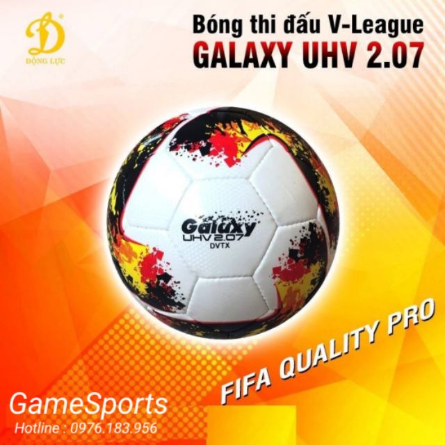 [ FREE SHIP ] Quả bóng đá động lực FIFA Quality Pro UHV 2.07 Galaxy ( bóng đá tiêu chuẩn FIFA thi đấu tại V-league ) D09