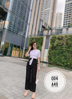 Bigsize Áo cột nơ A49