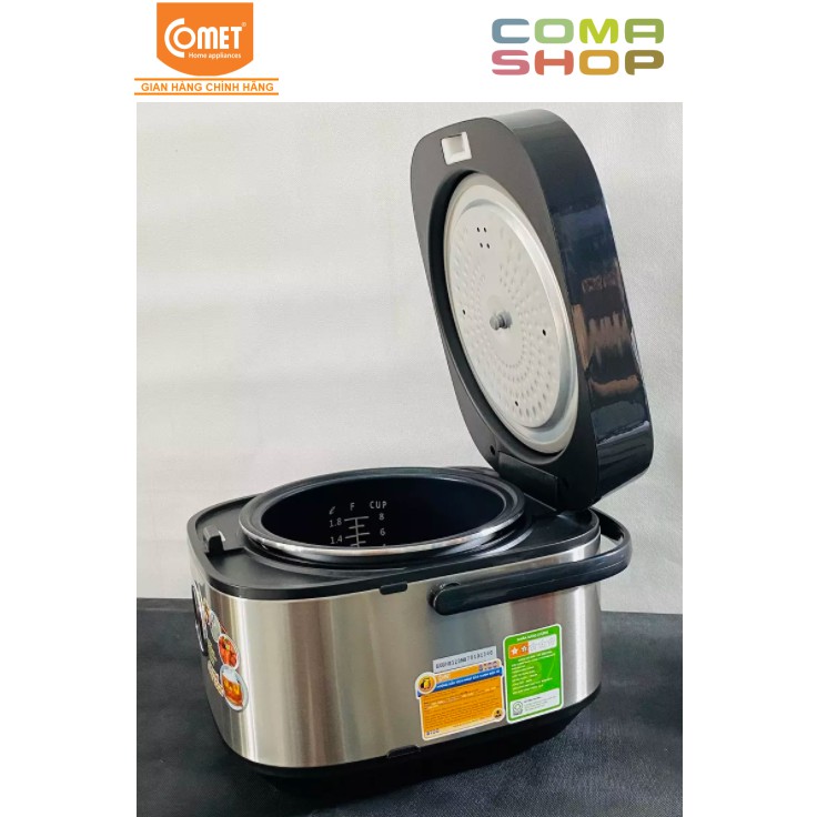 CM8088 - NỒI CƠM ĐIỆN TỬ LÒNG NIÊU COMET 1.8L (5-6 NGƯỜI ĂN) - BẢO HÀNH CHÍNH HÃNG 12 THÁNG | BigBuy360 - bigbuy360.vn