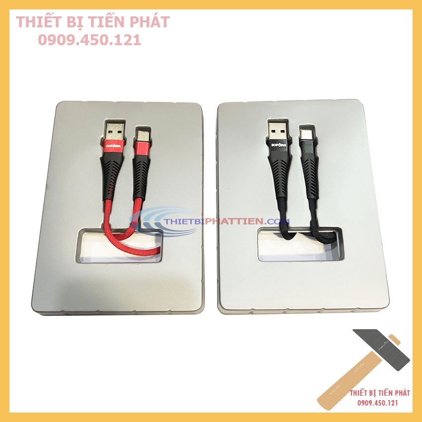 Dây Cáp Sạc USB Type-C Sopoka 3.5A Sạc Nhanh, Lõi Đồng Cho Điện Thoại Samsung Huawei Android