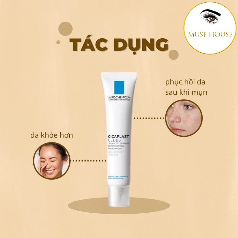 gel b5 La Roche Posay Cicaplast kem giảm sẹo thâm- MUSE HOUSE