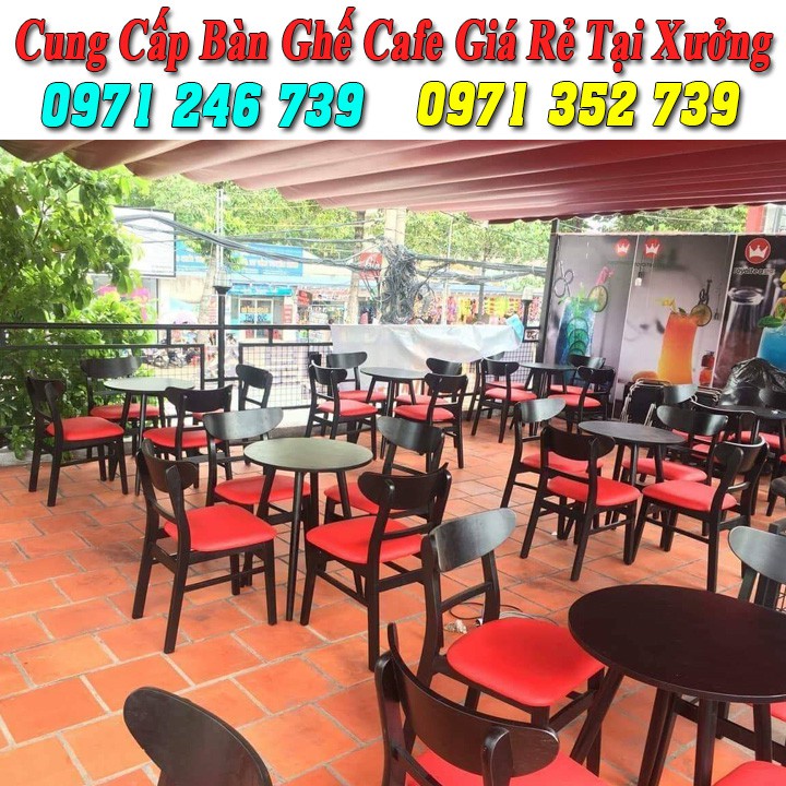 Bàn ghế cafe, bàn ghế quán ăn giá rẻ