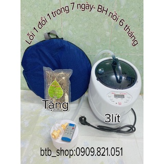Combo : Nồi Xông Hơi 3 lít Hiệu HERO (BH 12 tháng ) +Lều Xông Tam Giác Vải Dù Nhập Khẩu ( tặng 100g Thảo Dược Xông Hơi )