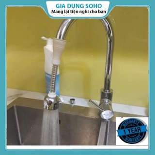 Đầu Vòi Tăng Áp Điều Hướng Xoay 360 Độ SOHO, Vòi Rửa Bát Mạnh