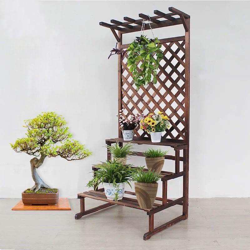 Kệ Gỗ Để Cây Cảnh, Đồ Trang Trí