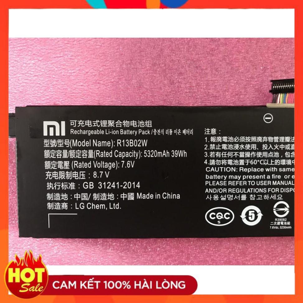 [Mã 273ELHA100K0 hoàn 7% đơn 500K]  HÀNG ZIN  Pin (Battery) Xiaomi Mi Air 13.3 R130 R13B01W R13B02W New Original