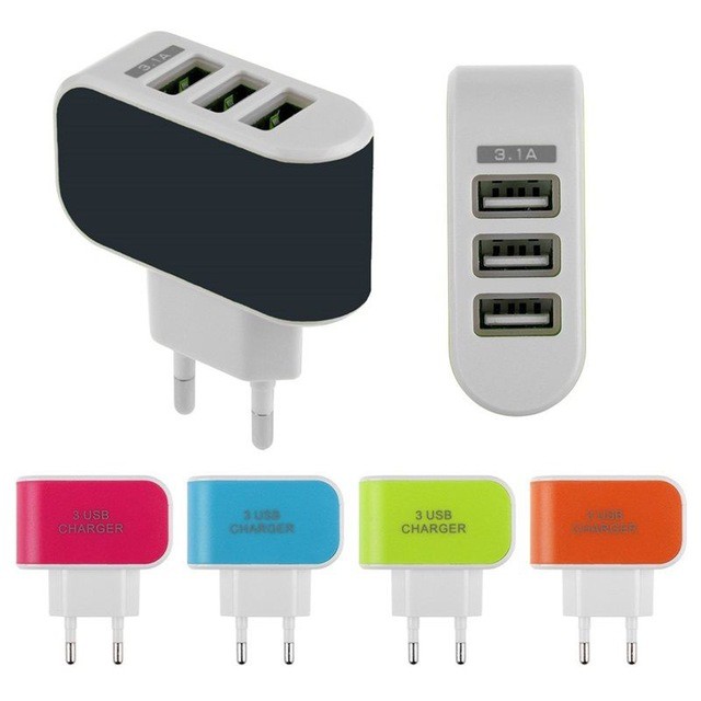 Đầu Chuyển Đổi 3 Cổng Usb Hình Vỏ Sò Tiện Dụng Mang Theo Du Lịch