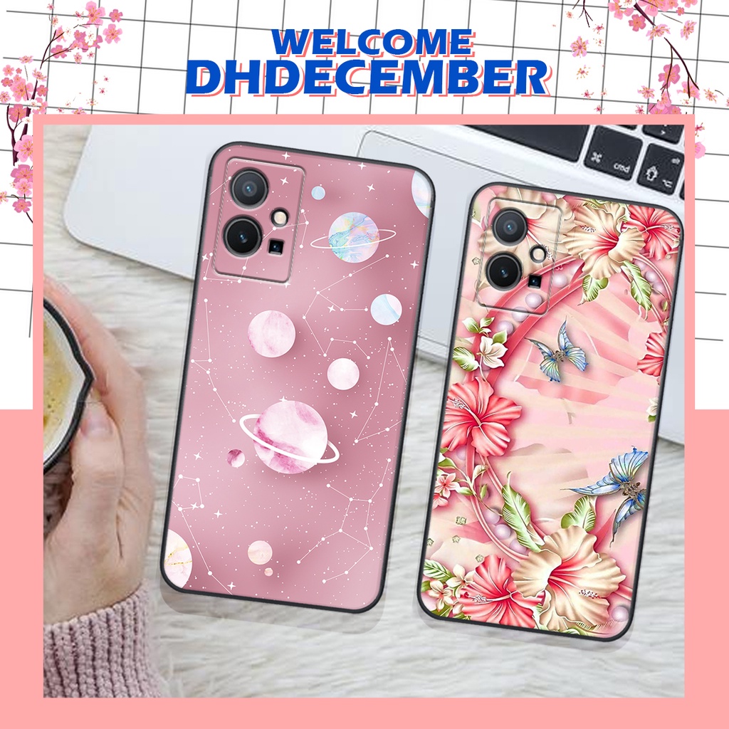 Ốp lưng Vivo Y55 5G - BẢO VỆ CAMERA in hình hoa xinh xắn, hiện đại , thời trang ,phong cách