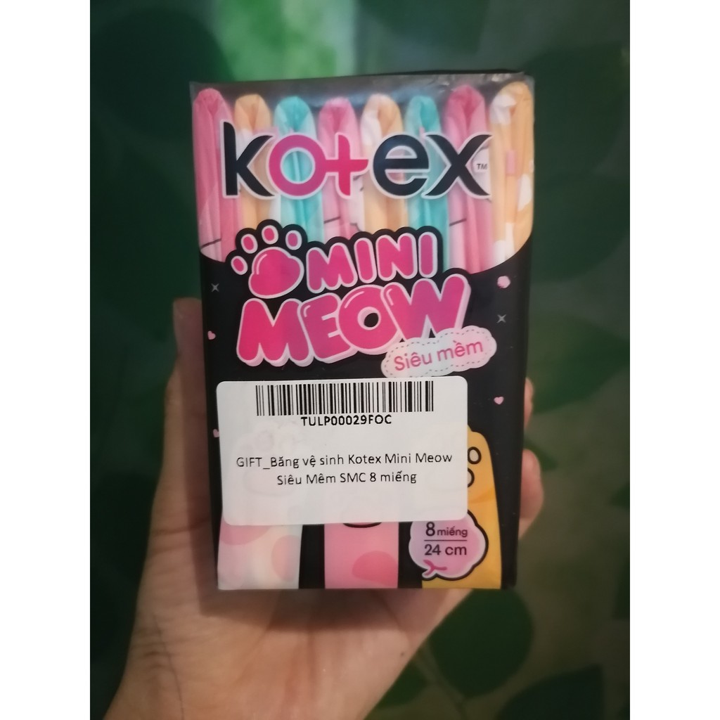 Băng vệ sinh Kotex Mini Meow (8 miếng/gói)