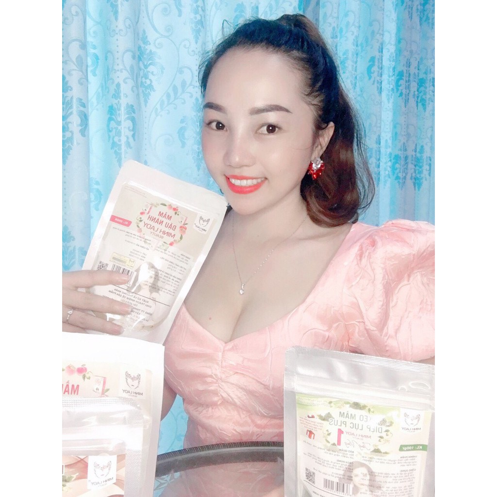 ầm đậu nành Minh Lady Beauty,Tăng vòng 1 an toàn hiệu quả❤️[MUA 1 TẶNG 2] Tặng hôp mầm viên colagen❤️ tặng thước dây đo