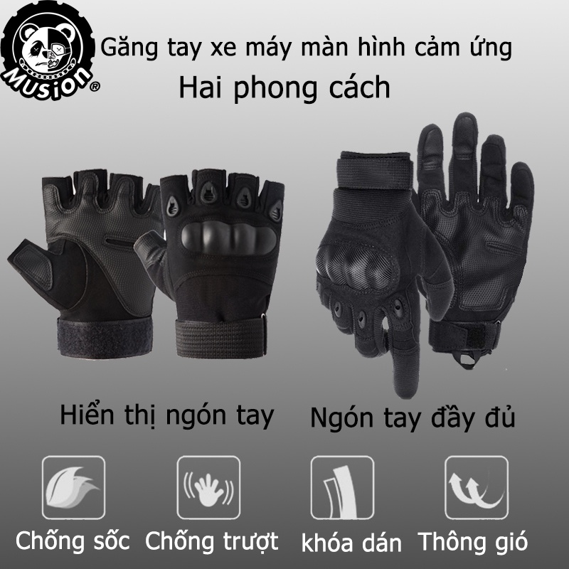 Găng tay Musion® chắc chắn chống trượt có thể điều chỉnh được thoáng khí dùng cho màn hình cảm ứng