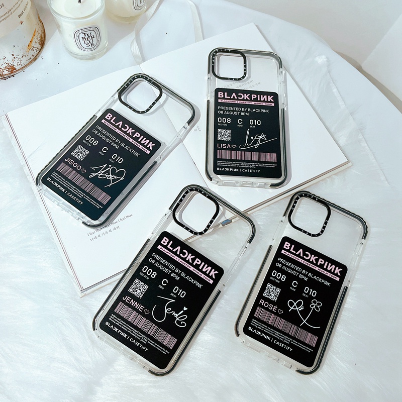 Ốp điện thoại silicon TPU hình vé hòa nhạc BLACKPINK cho iPhone 7 8 Plus X XS XR 11 12 13 Pro Max SE 2020 | BigBuy360 - bigbuy360.vn