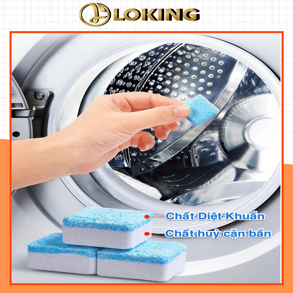 Viên Tẩy Vệ Sinh Lồng Máy Giặt Siêu Sạch