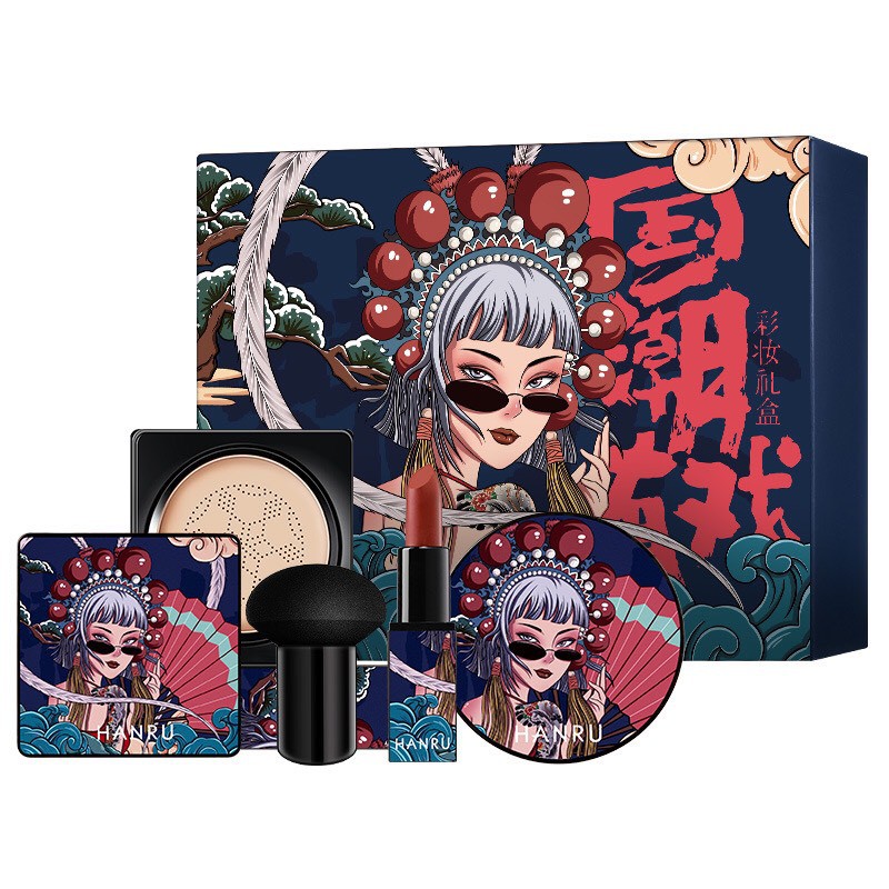 [SẴN] FULL SÉT MAKEUP HANRU 4 MÓN BẢN GIỚI HẠN