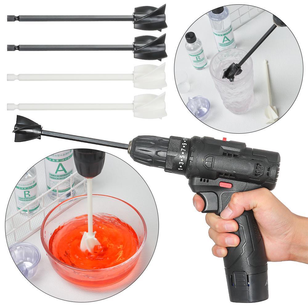 LANSEL Set 4 Thanh Khuấy Tráng Men / Resin / Epoxy Tiện Dụng
