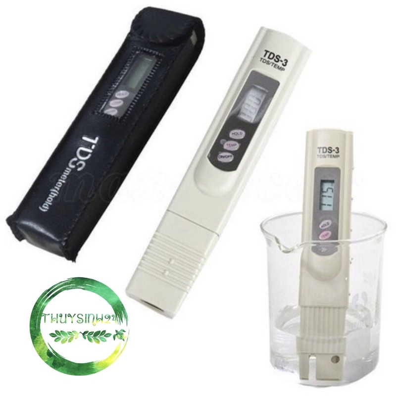 [Mã 153FMCGSALE1 giảm 10% tối đa 40K đơn 250K] bút đo TDS - 3 đo nước sạch cho bể cá, bể thủy sinh