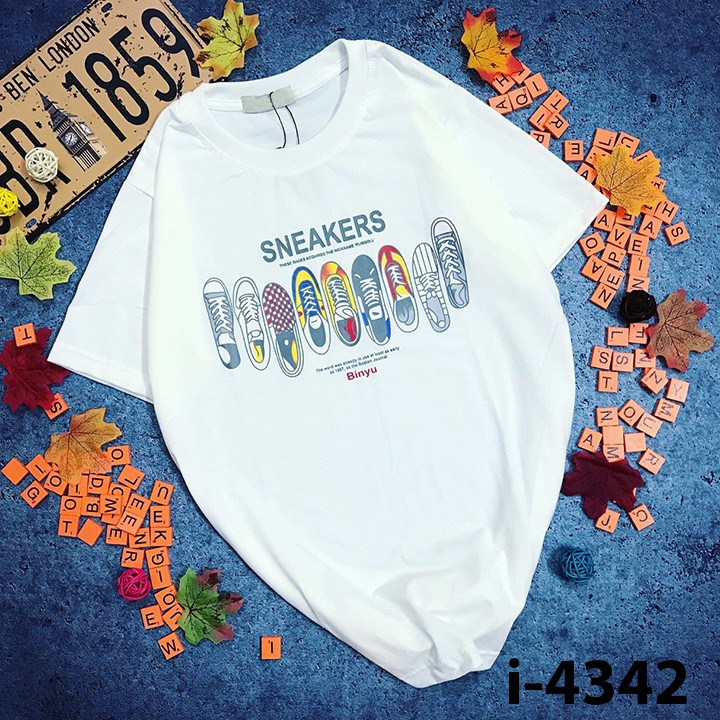 Follow Shop Săn Deal Hot Đồng Giá Ngày 10/10 Áo Thun Nữ Tay Ngắn In Giày Sneakers Rẻ Bền Đẹp ATN4342