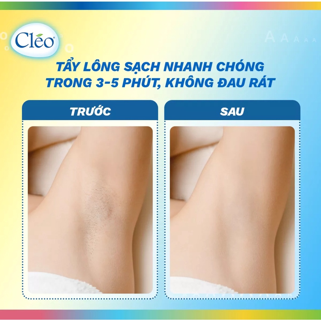Kem Tẩy Lông Cho Da Nhạy Cảm Cleo Avocado Hair Removal Cream Sensitive Skin 25g/50g