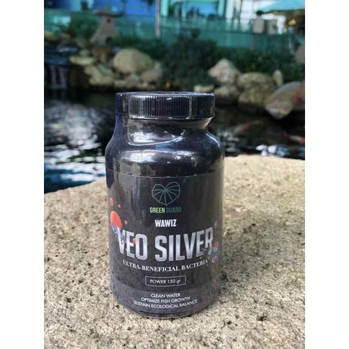 Men Vi Sinh Wawiz VEO SILVER Giúp Cung Cấp Vi Sinh Làm Trong Nước Bể Cá, Hồ Cá Cảnh Lọ 150gr