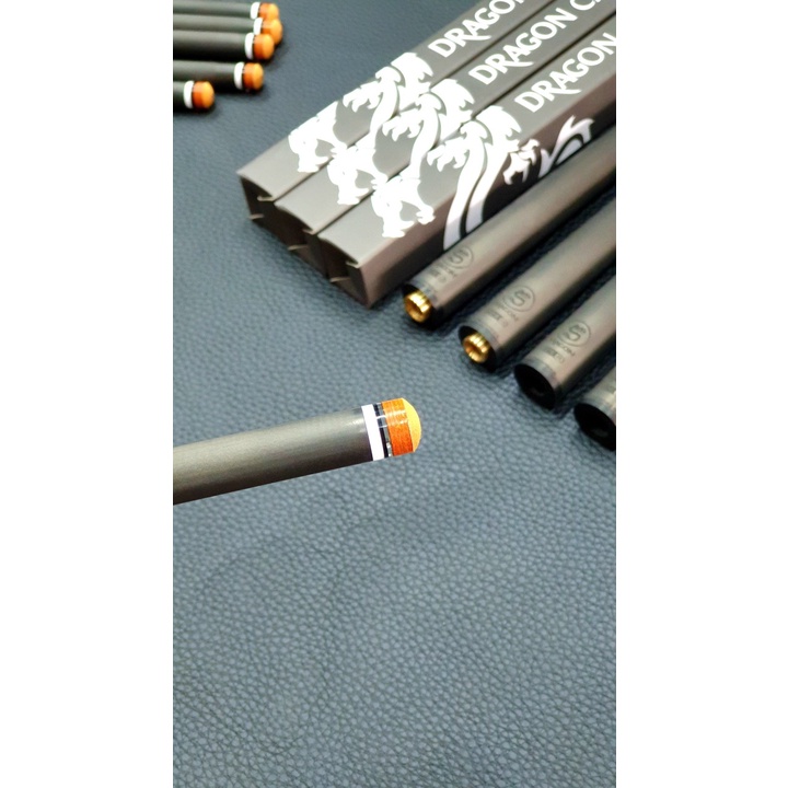 Ngọn Bida Full Carbon - Ngọn Dragon 12.8mm- bảo hành 2 năm cong vênh
