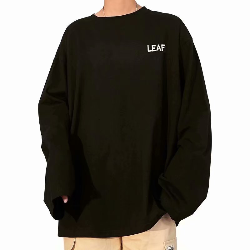 Áo Thun Nam Tay Dài Dáng Rộng Phong Cách Nhật Bản Thời Trang 3 Màu Size M-5XL