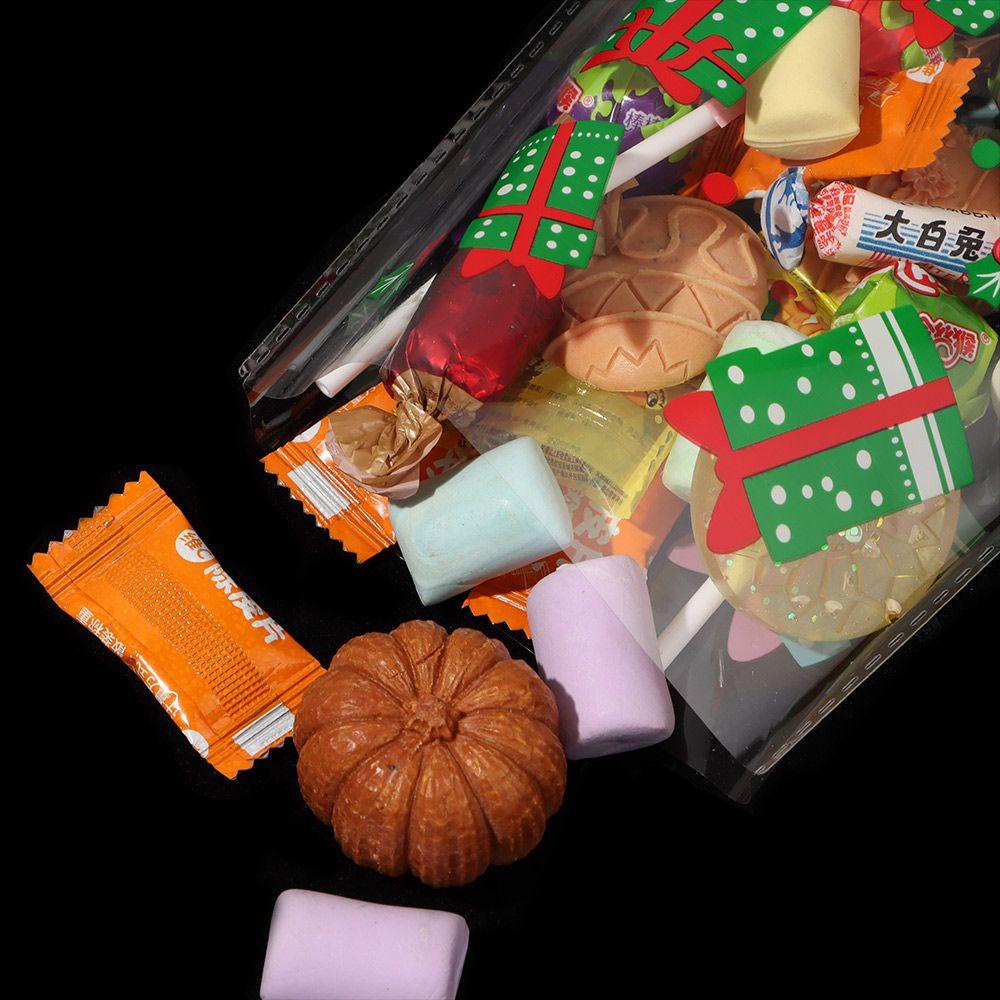 Set 50 Túi Đựng Bánh Kẹo Họa Tiết Giáng Sinh Dễ Thương