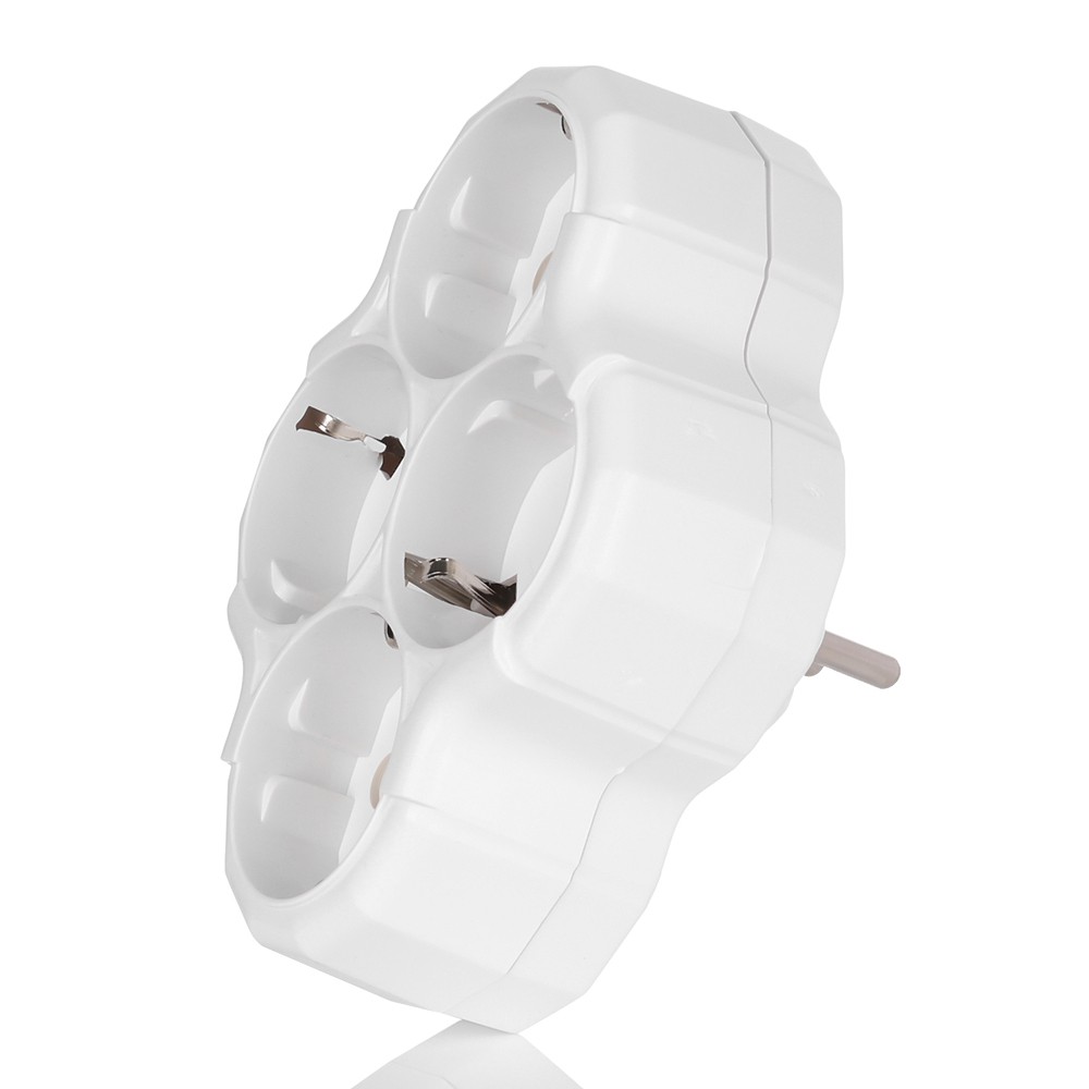 Phích Cắm Chuyển Đổi 1 Sang 4 Chiều 16a Ac 110-250v Chuẩn Châu Âu | BigBuy360 - bigbuy360.vn