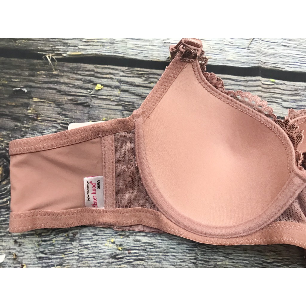 Áo ngực nữ không đệm, quả to có gọng, big size, lót nội y Thái lan Sister hood 730, Leblur | BigBuy360 - bigbuy360.vn
