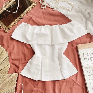 ÁO BẸT VAI PHỒNG CHIẾT EO