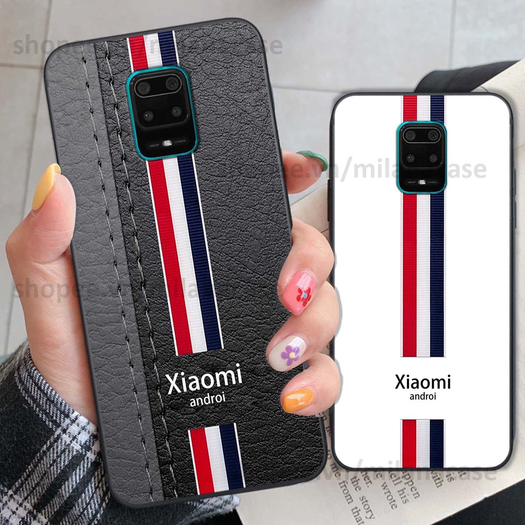 Ốp Xiaomi Redmi Note 9 / Note9s / Note 9 Pro in giả da phong cách thể thao, cá tính, thời trang