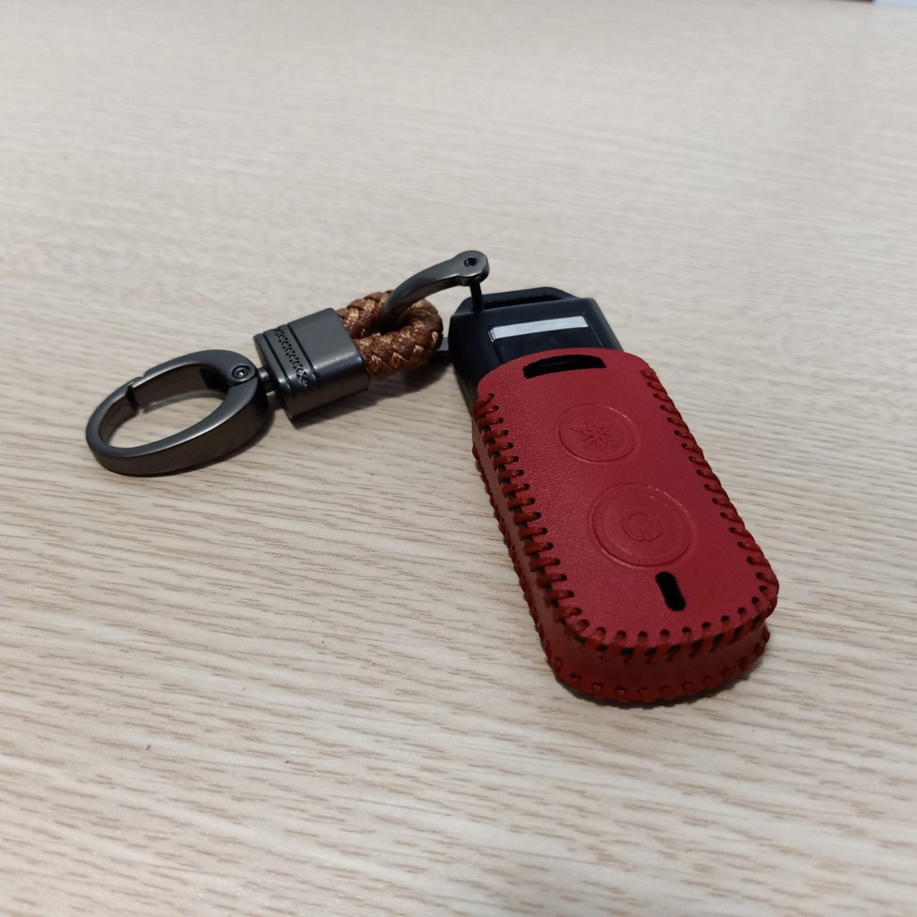 Bao da chìa khóa Smartkey xe NVX, Janus, Grande, Latte